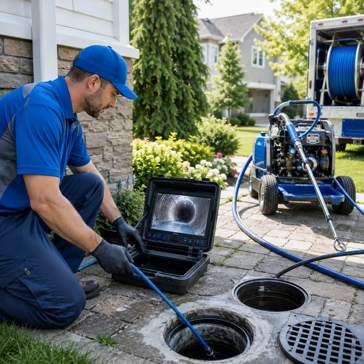 Outdoor drain cleaning professionals serving Townsend, MA